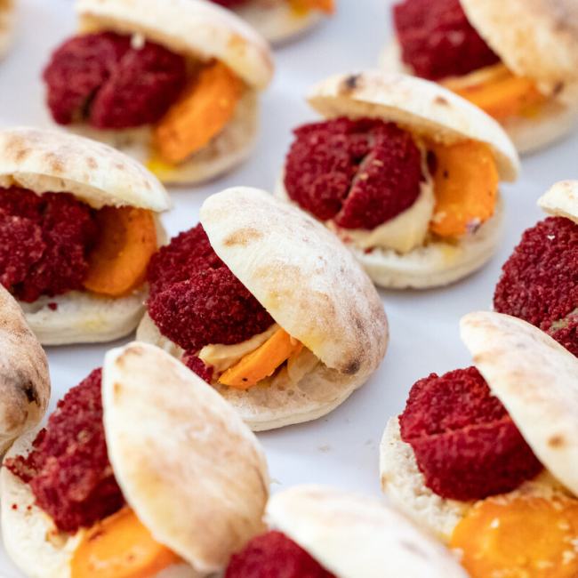 Miniburger für Catering Food