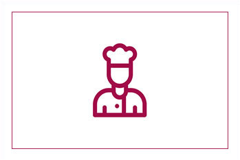 Icon Koch für regionale Küche